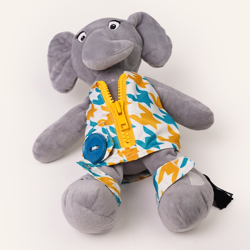 Dressing Skill Teacher Soft Toy - Perfect gift for toddlers