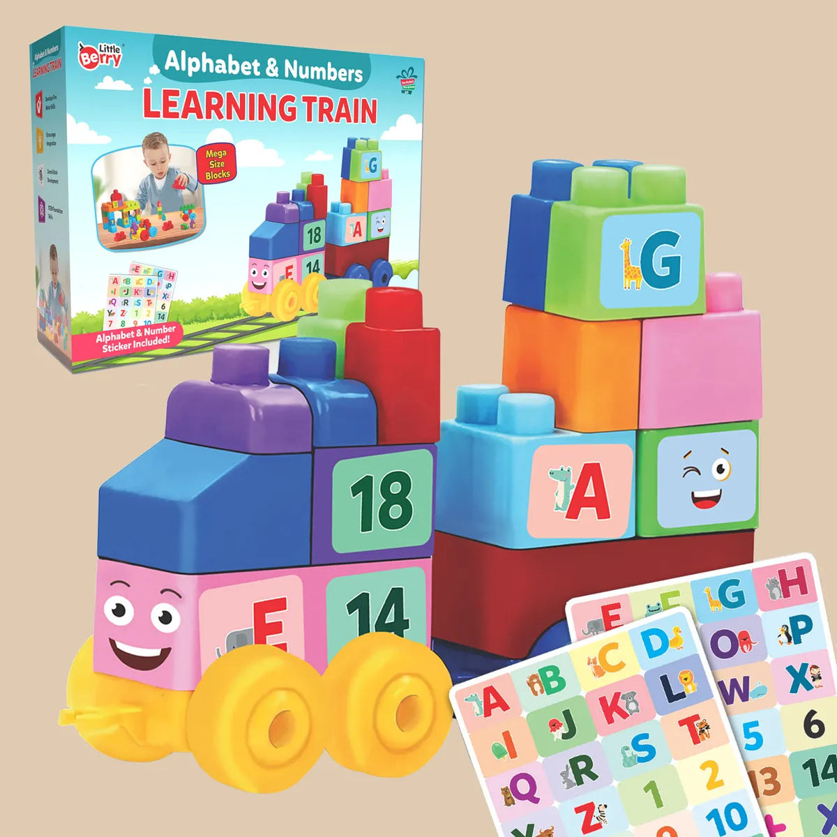 Alphabet & Number Learning Train