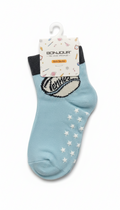 Kids Fancy Boys Ankle Socks With Blue And Black Colour
