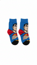 Superman Kids Socks Blue Colour