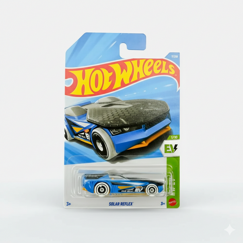 Hot Wheels Solar Reflex Toy Car (Blue)