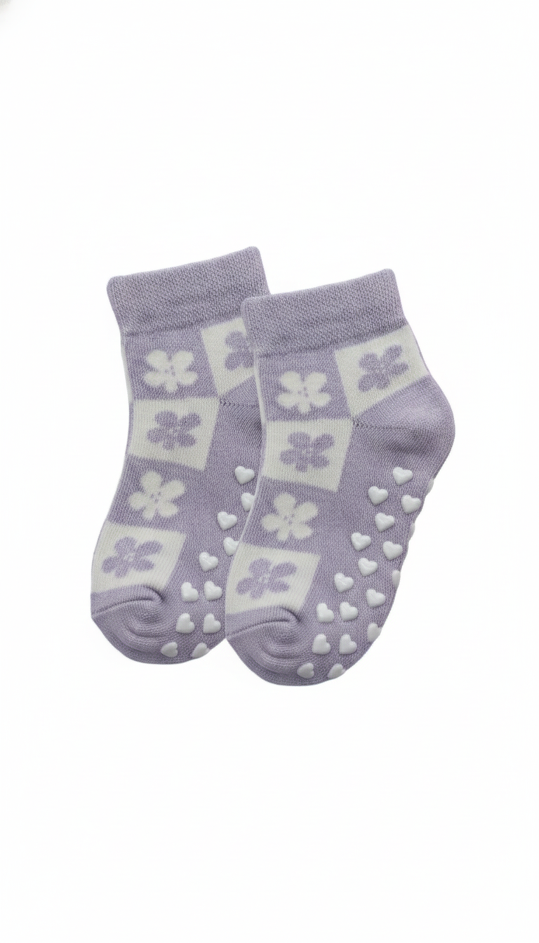 Cushion Girls Ankle Socks Lavender Purpal