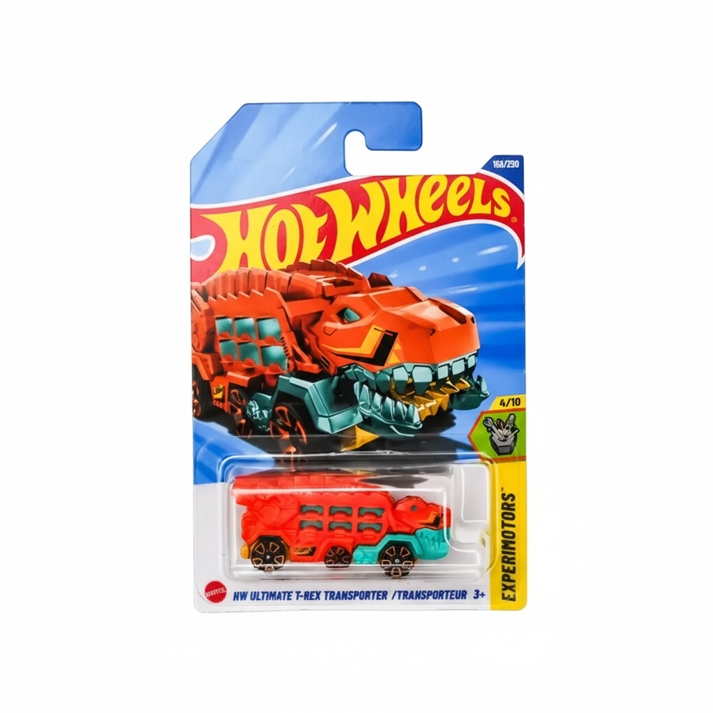 Hot Wheels Ultimate T-Rex Transporter Die Cast Car (Multicolor)