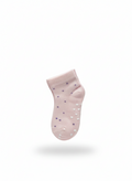 Kids Fancy Girls Ank Socks With Light Pink Colour