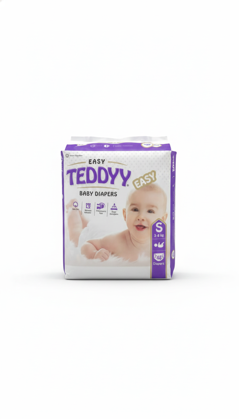 Easy Teddyy Babby Diaper Pants,  Small (48Pcs) (3-8 Kg)