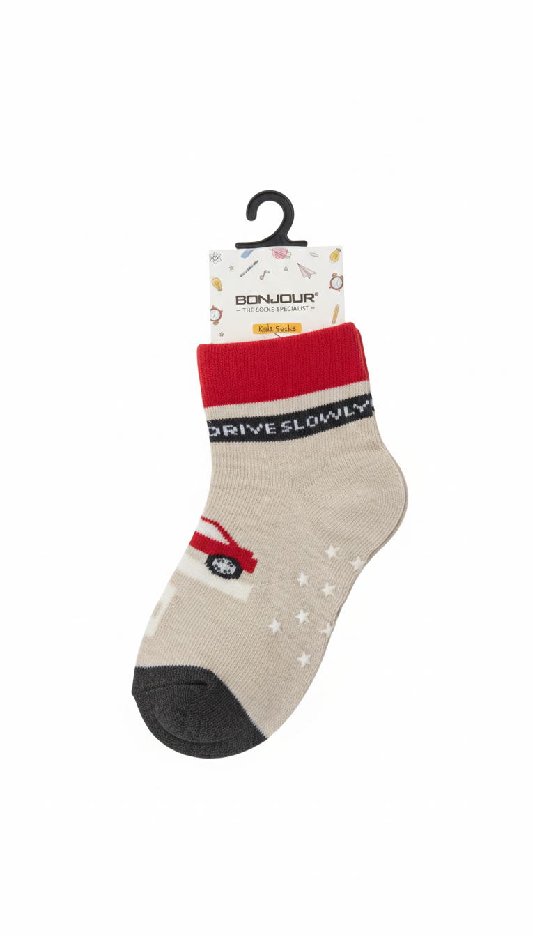 Cream And Red Colour Fancy Boys Ank