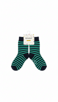 Black And Green Colour Fancy Boys Ank Socks