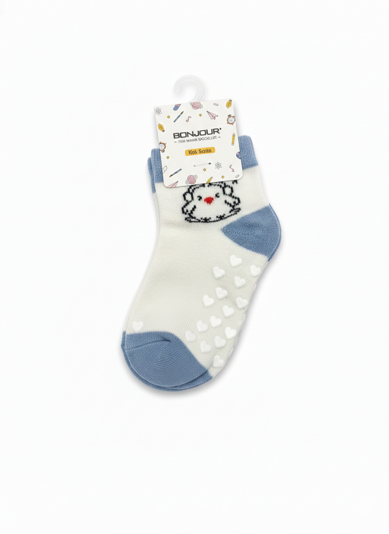 Penguin Design Fancy Girls Ank Socks