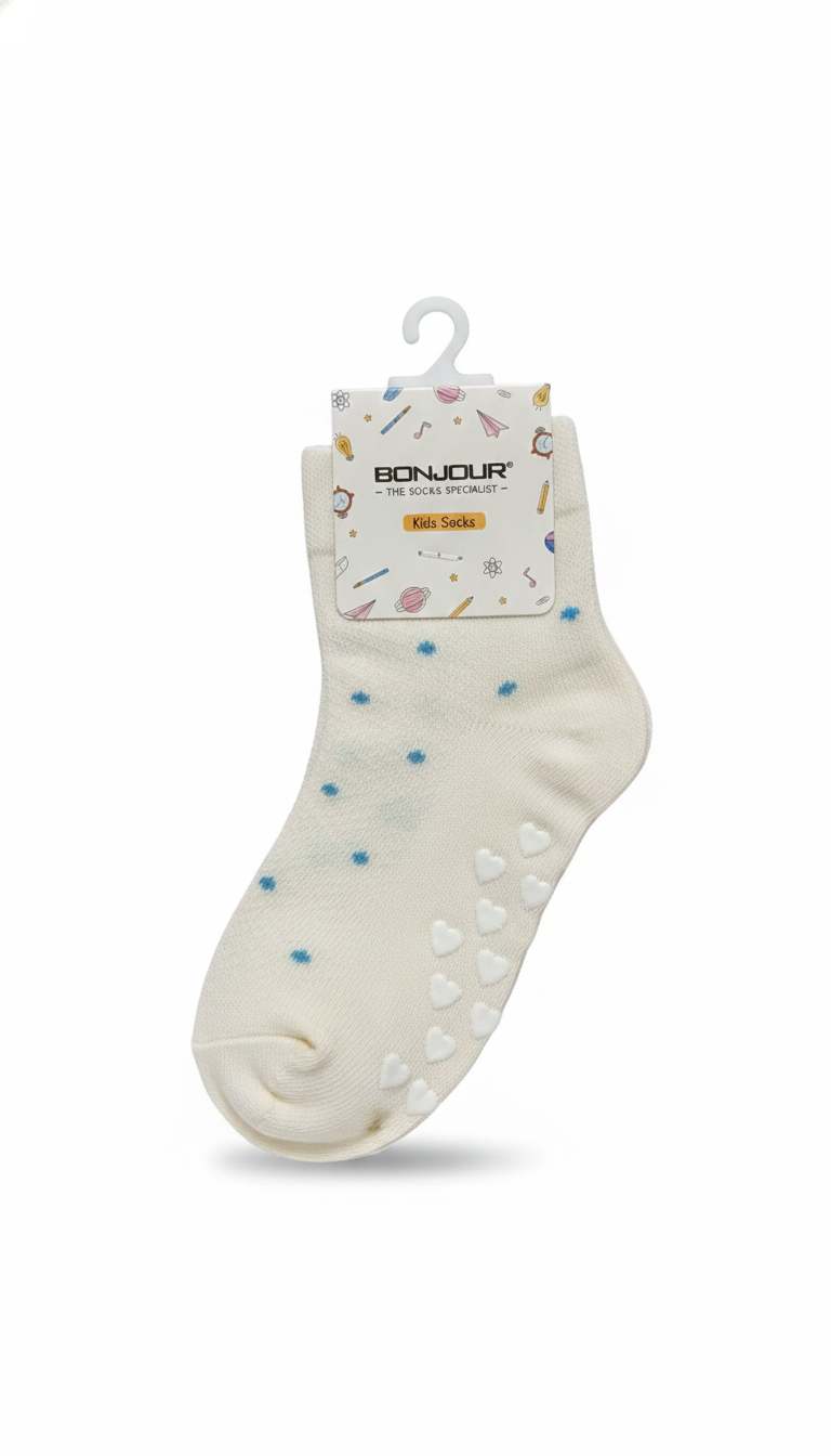 Blue Dot Desing Fancy Girls Ank Socks