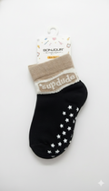 Kids Fancy Boys Ankle Socks With White Star Desing