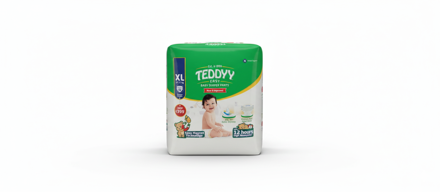Teddyy Easy Babby Diaper Pants,  Xl (24Pcs) (12-17 Kg)