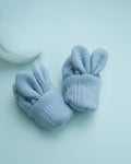 Bunny Booties for Boys - Blue