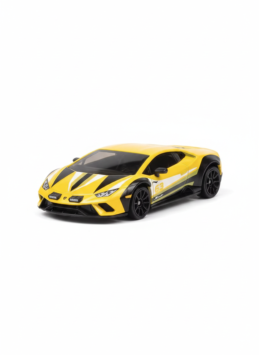 Hot Wheels Lamborghini Hurucan Sterrato [Yellow] Safari Mode 1/5, 41/250, 1:64 Scale Diecast Vehicle