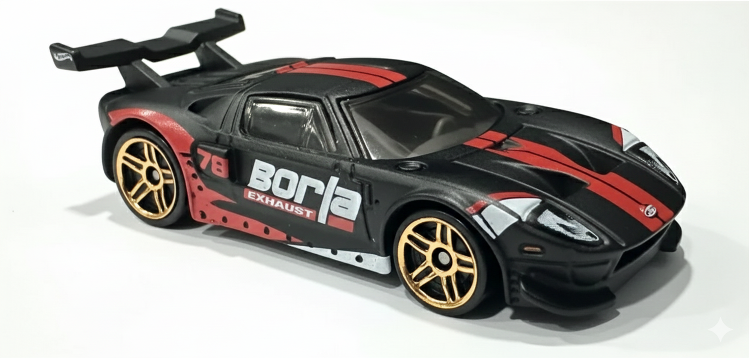 Hot Wheels 2025 Ford GT Modified Ages 3 and Up 159/250 (Black)