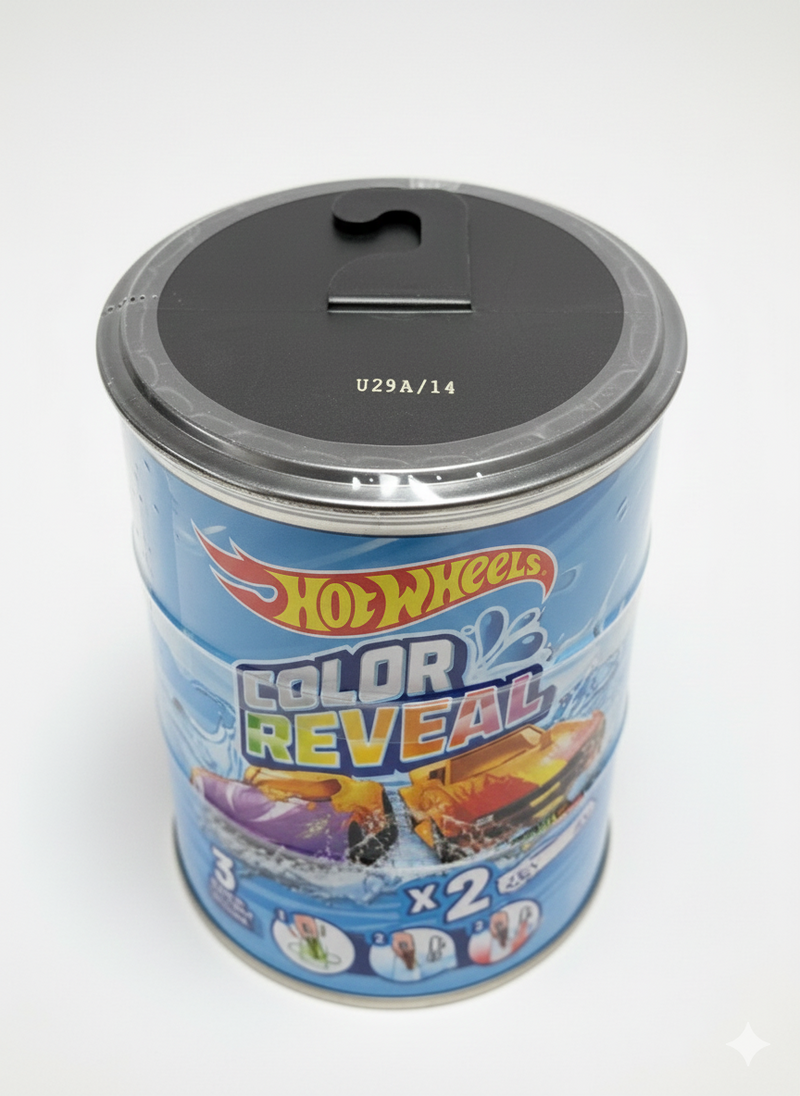 Hot Wheels Color Reveal 2-Pack Drum