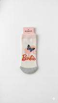 Barbie SocksWithWhite And Grey Colour