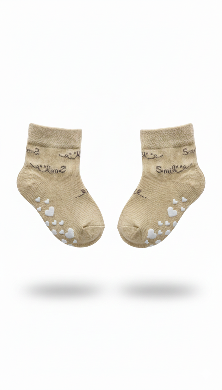 Kids Fancy Girls Ankle Socks Smile