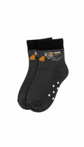 Gun And Star Design Fancy Boys Ank Socks