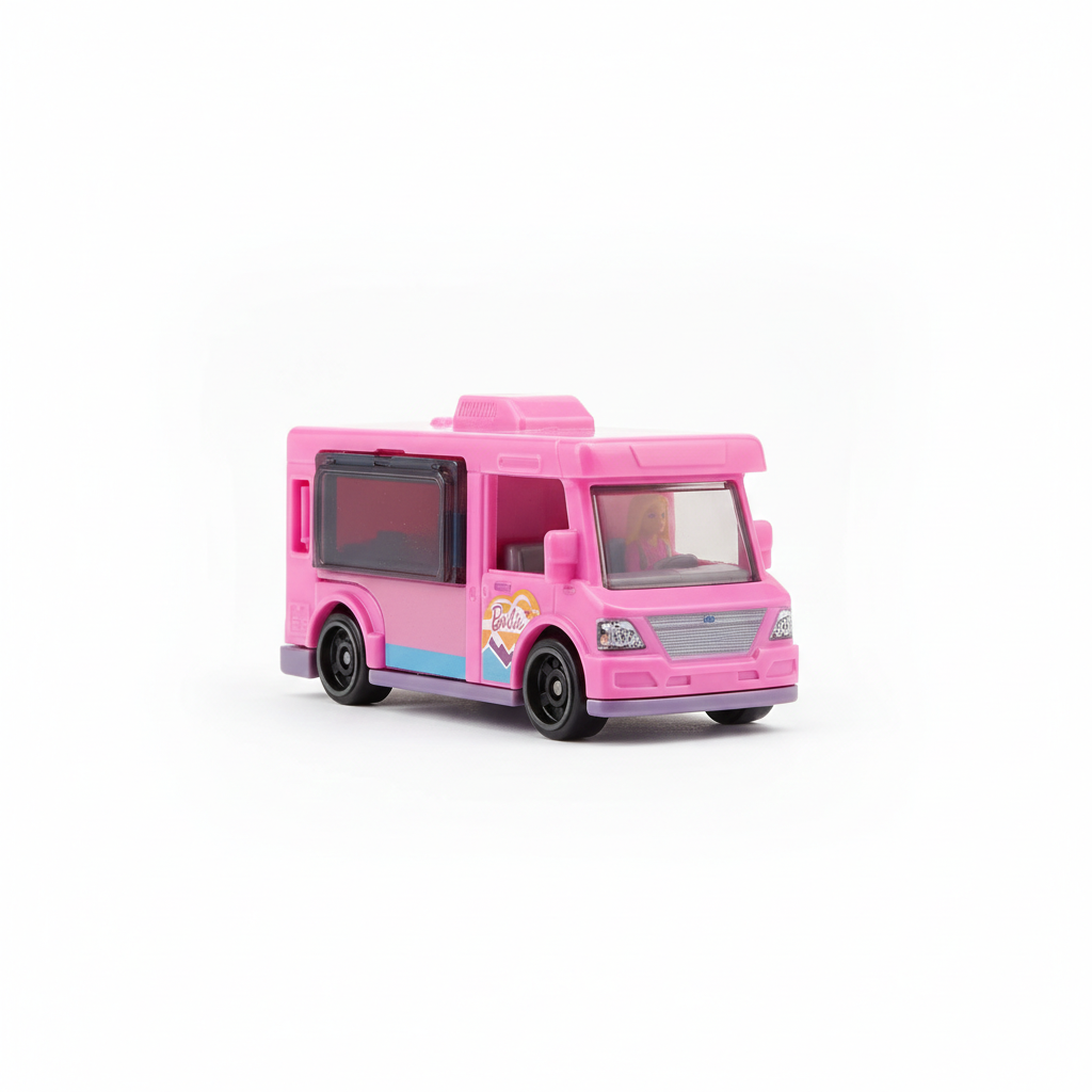 Hot Wheels 1:64 Barbie Dream Camper Mattel Ages 3 and Up 21/250 (Pink)