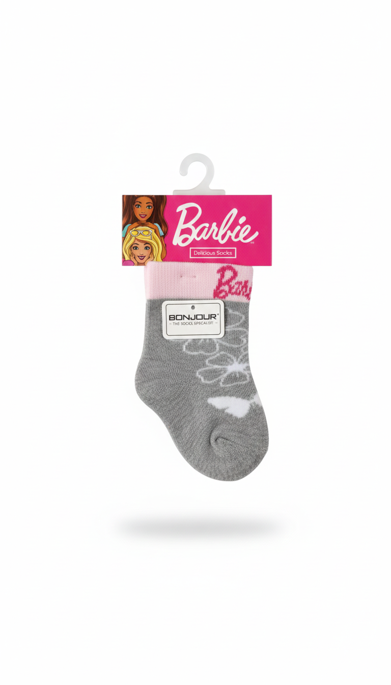 BarbieSocks Grey Colour