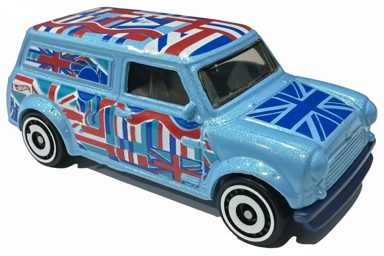 Hot Wheels '67 Austin Mini Van 10/10 Blue