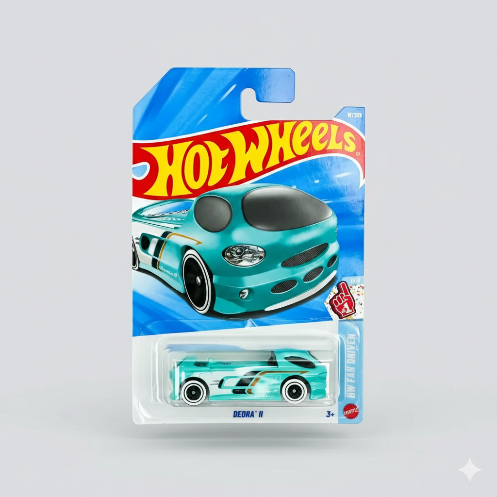 Hot Wheels Deora II Toy Car (Light Aqua Teal)