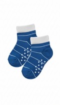 Kids Fancy Boys Ankle Socks Blue And White Colour