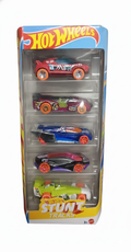 HOT WHEELS CAR 2025 STUNT TRACKS PACK OF 5 (Multicolor, Pack of: 5)