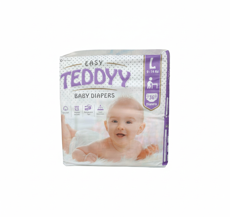 Easy Teddyy Babby Diaper Pants,  Large (36Pcs) (9-14 Kg)