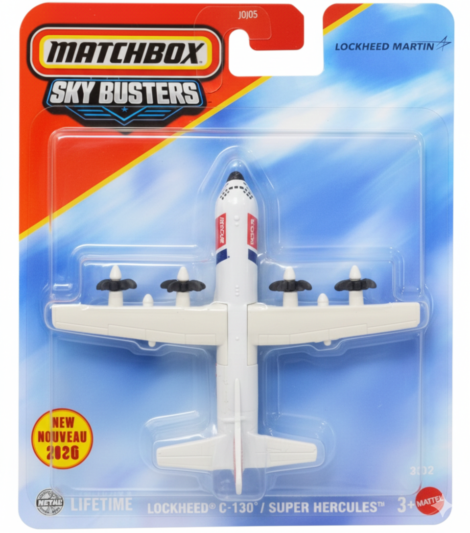 Matchbox Sky Busters Lockheed® C-130J Super Hercules Toy Aircraft