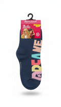 Blue Barbie Terry Socks