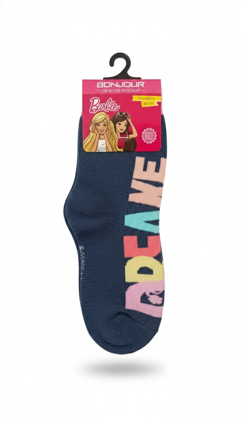 Blue Barbie Terry Socks
