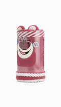 Cute Cartoon Bear Face Rolled Hand Towel With Hanging Rope – Pink