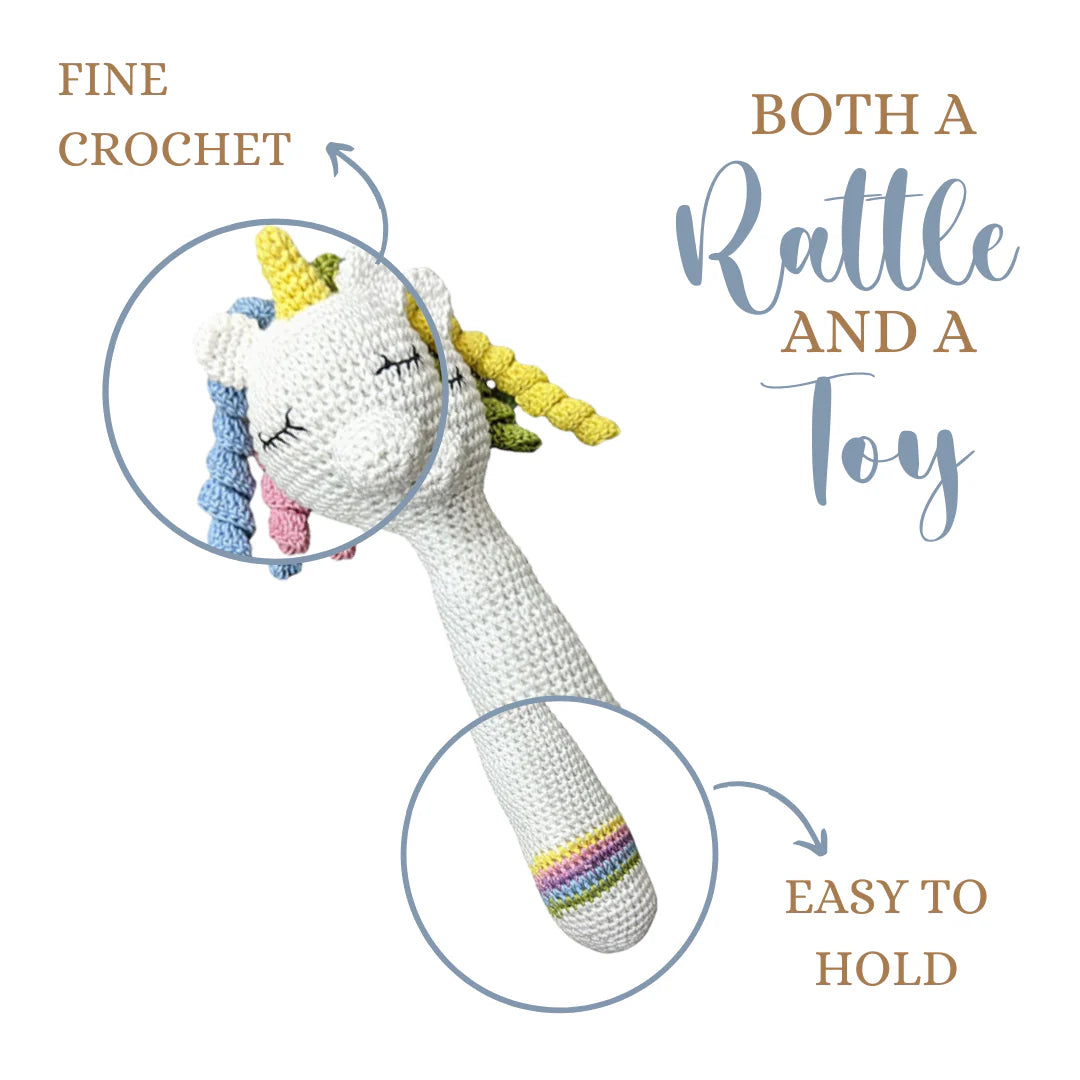 Unicorn Stick Rattle