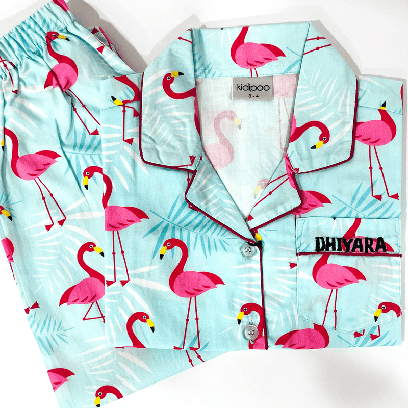 Flamingo Birds Night Suit