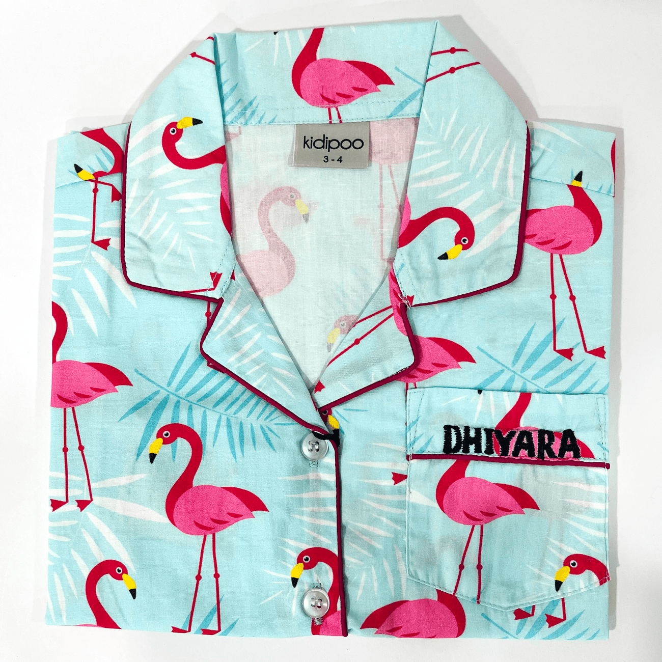 Flamingo Birds Night Suit