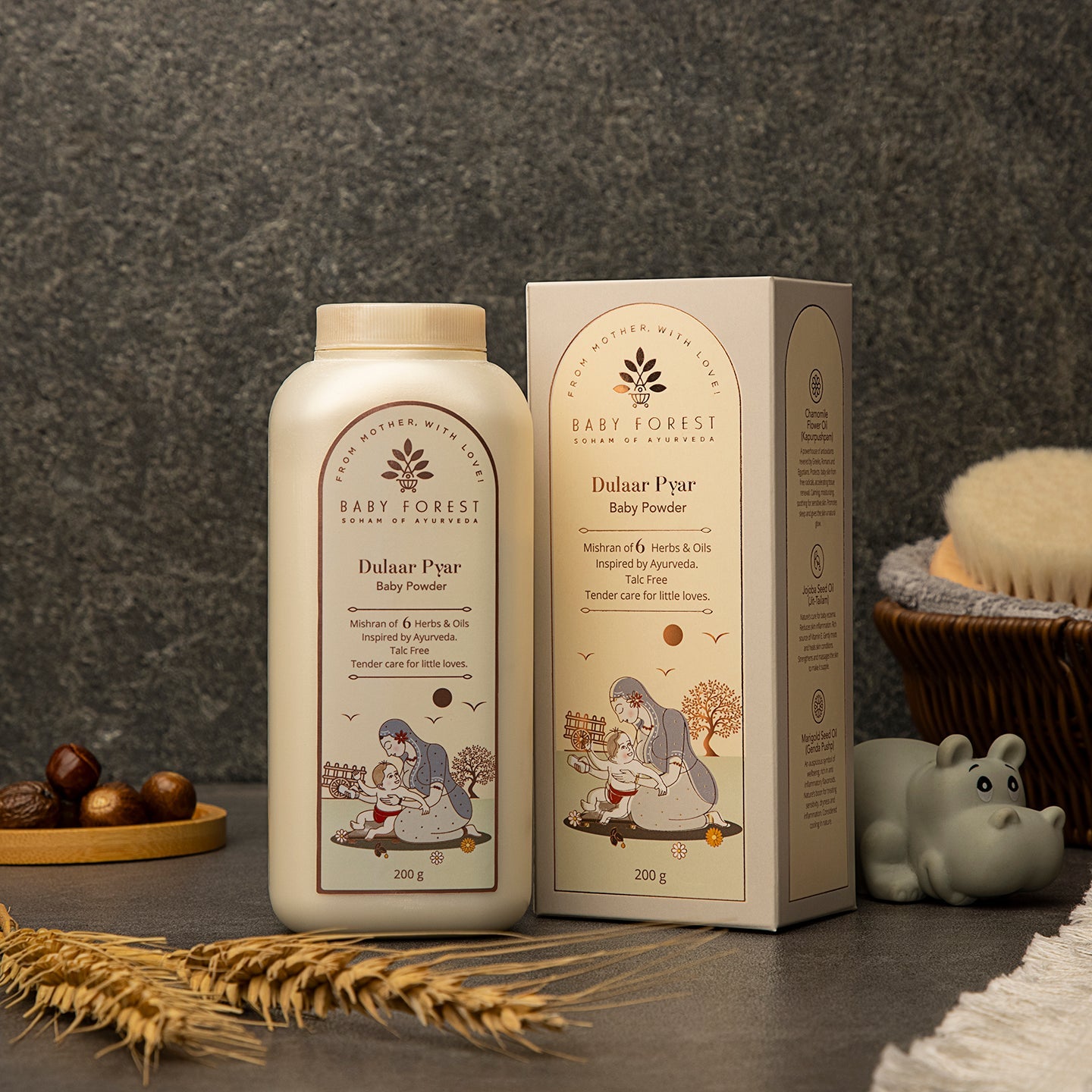 Baby Forest Dulaar Pyar Talc Free Baby Powder 200G