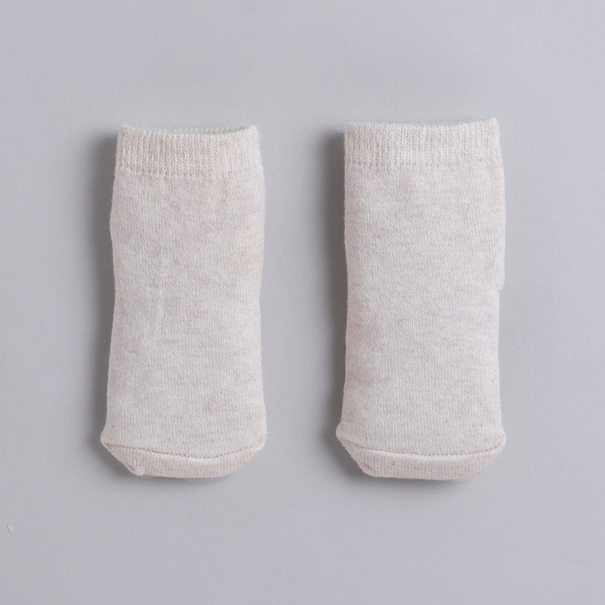 Baby Oatmeal Hooded Knit Romper with Cat Pattern