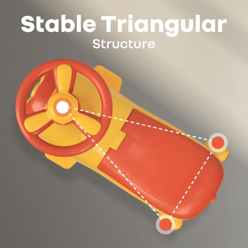 Iya Iya Aero Swing Car for kids 2 in 1 Ride On With ABEC 7 Bearing