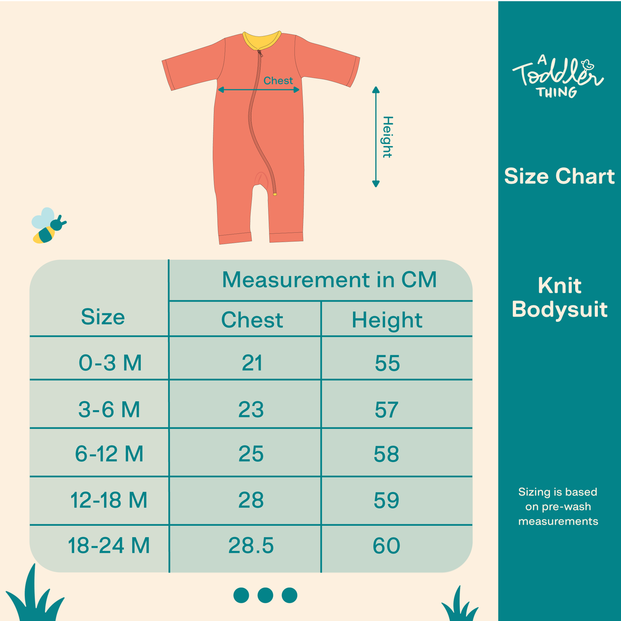 Knitted Bodysuit With 2-Way Zipper - Red