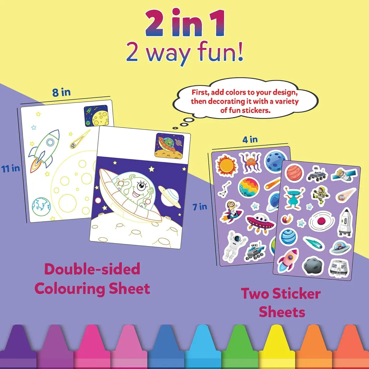 My First Colouring Kit Space Adventure