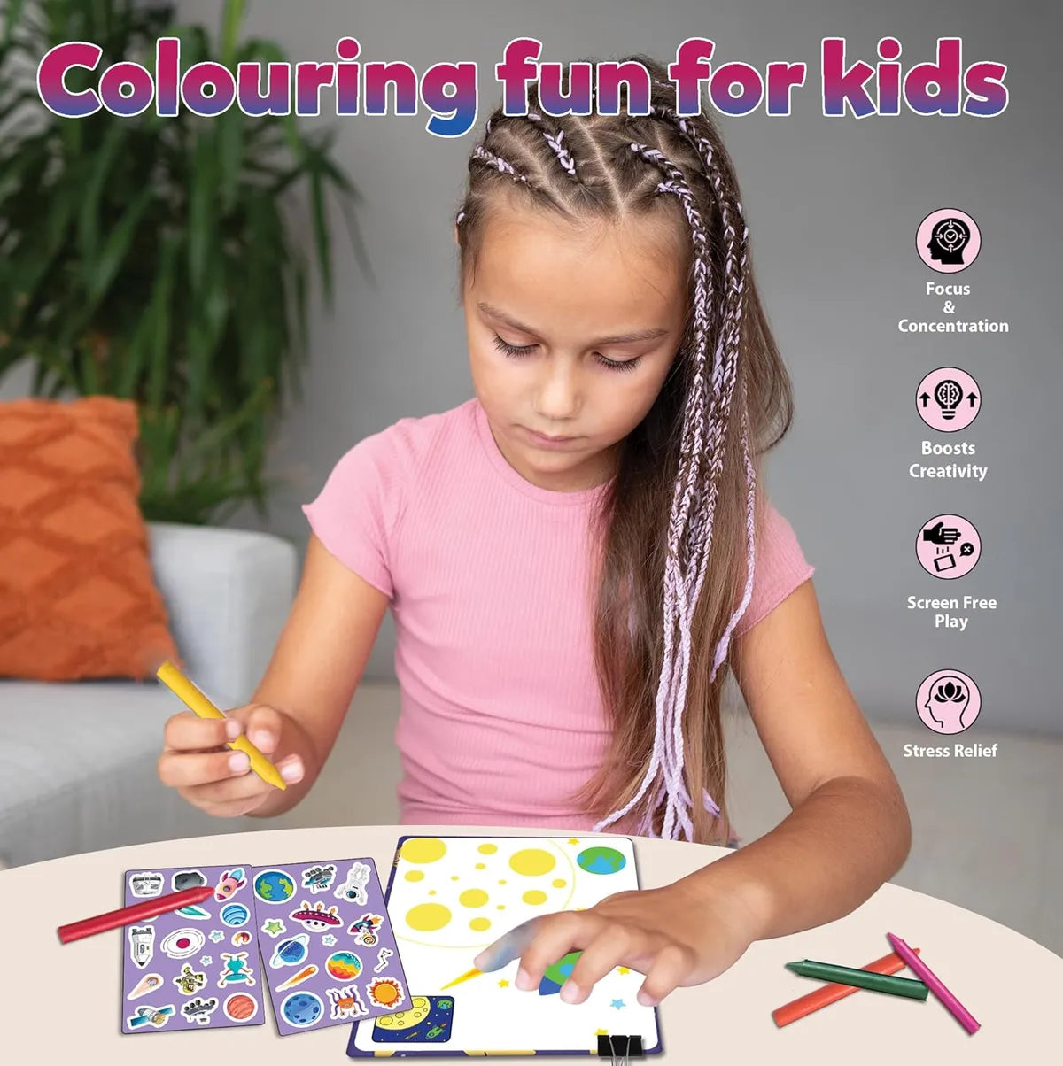 My First Colouring Kit Space Adventure