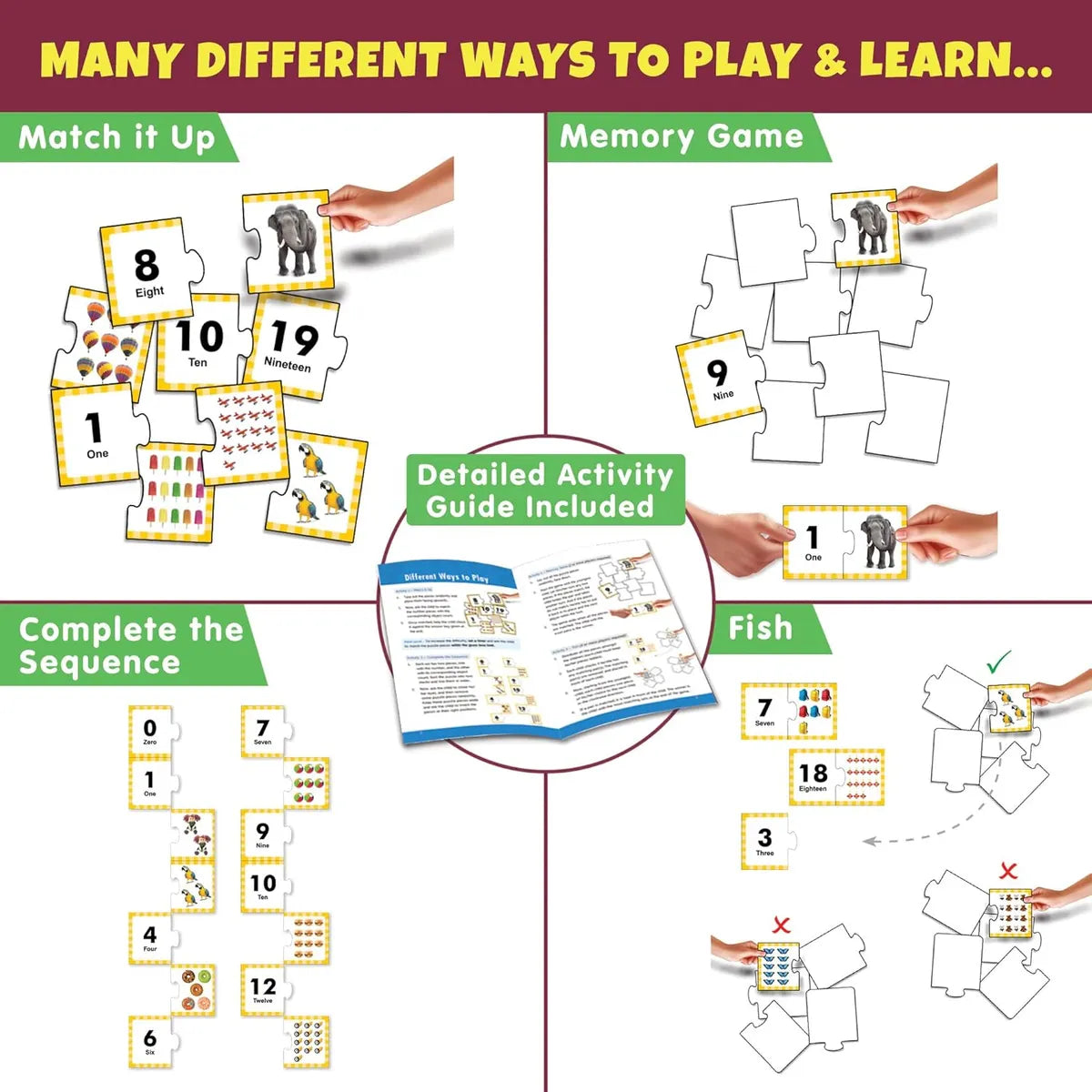 Early Learning Puzzle Numbers