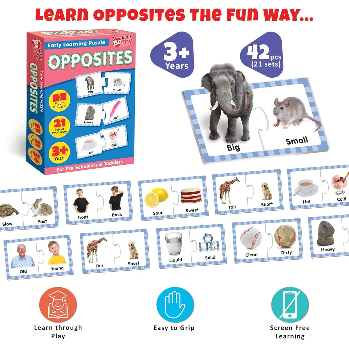 Early Learning Puzzle Opposites