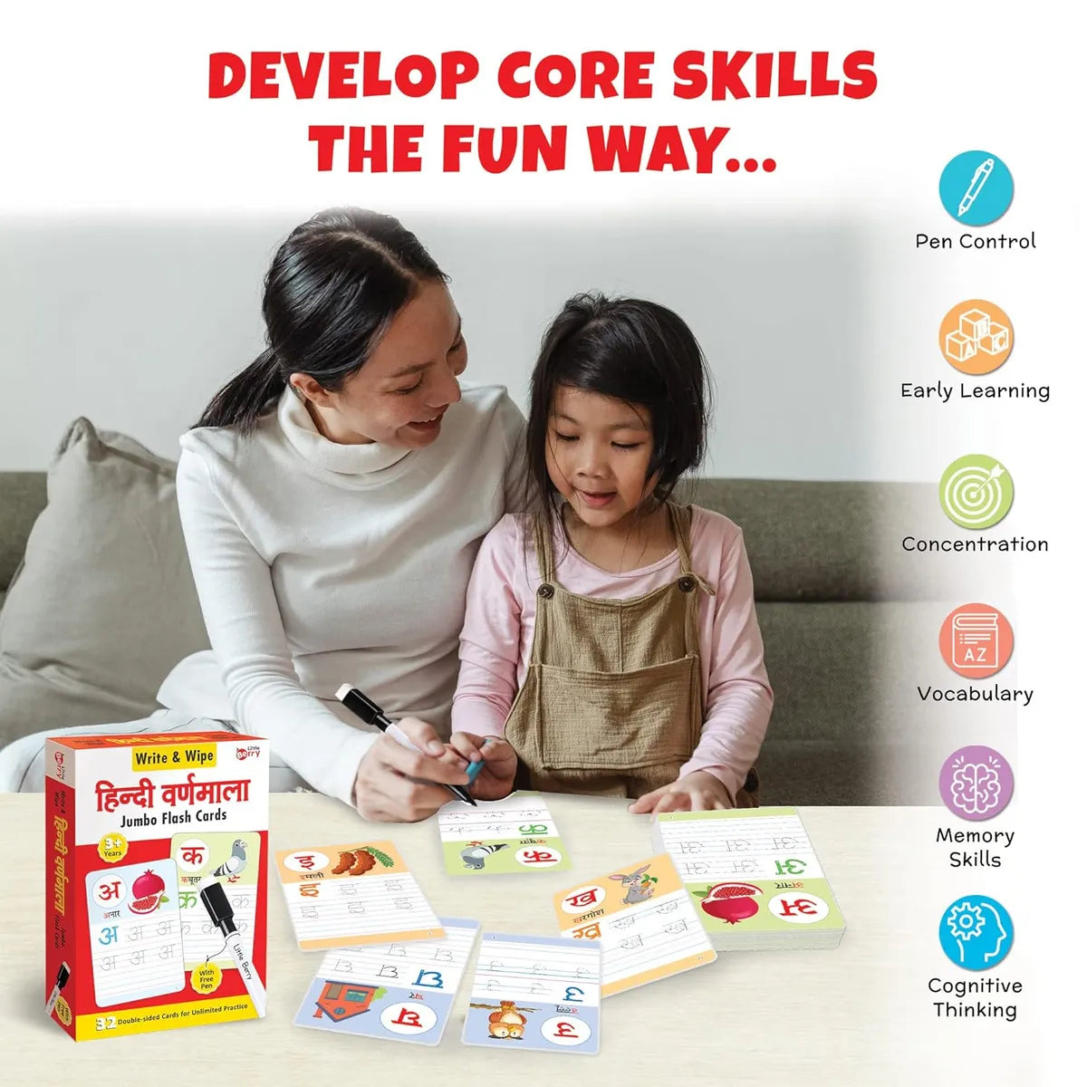 Write & Wipe Hindi Varnmala