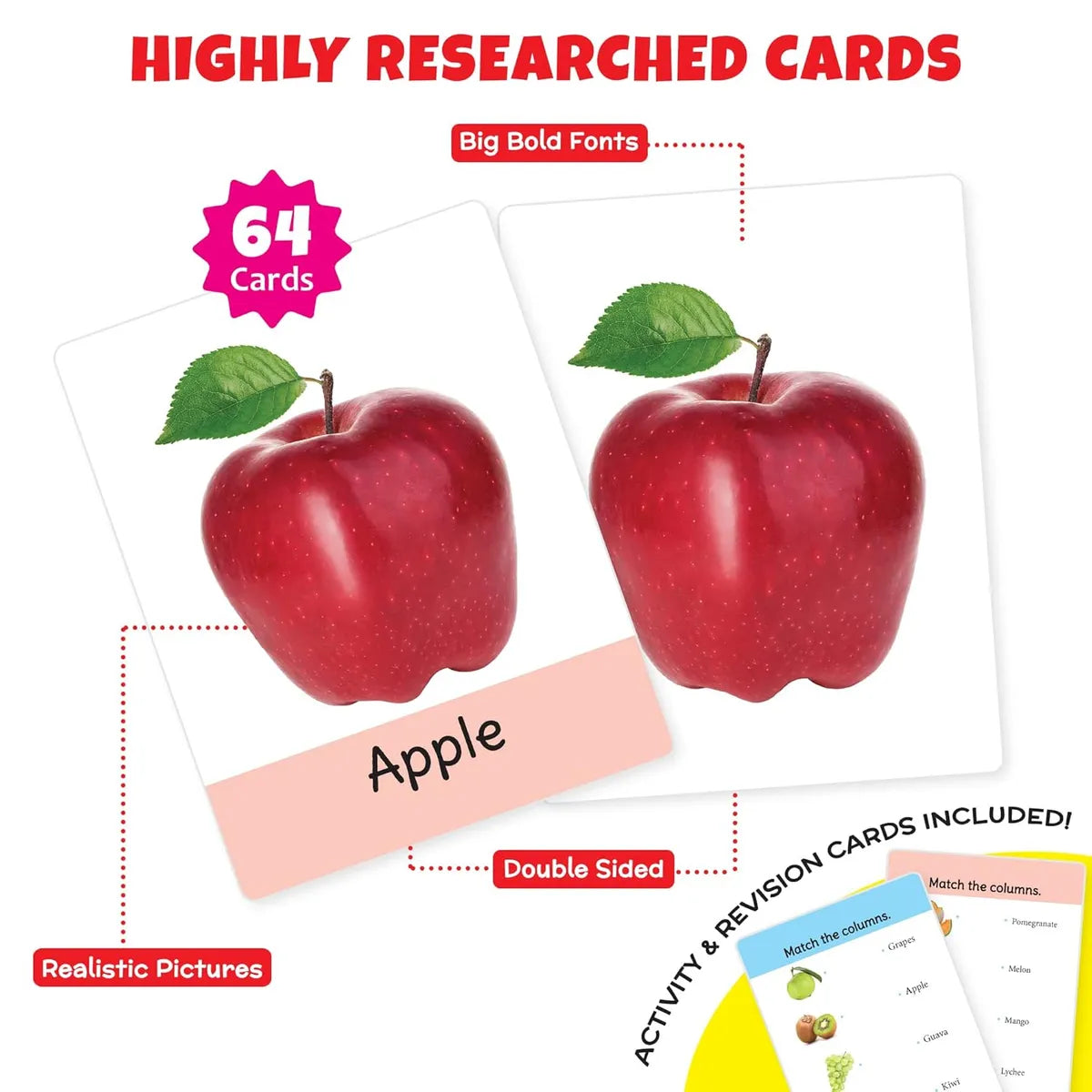My Big Fruits Flash Cards
