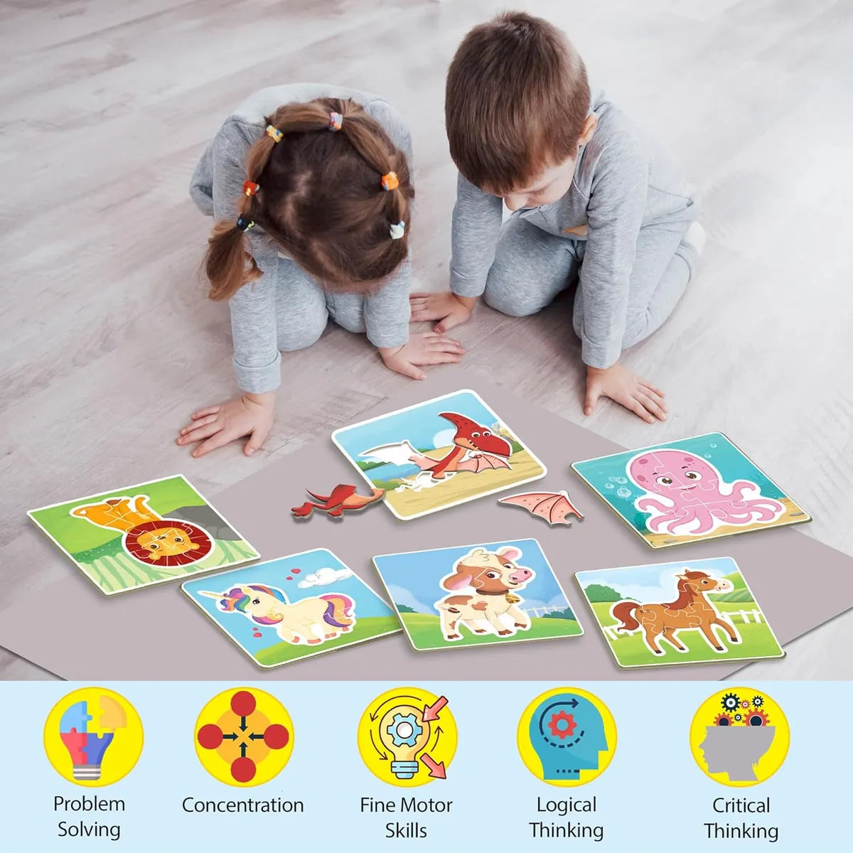 BABY'S FIRST PUZZLE-WORLD OF DINOSAURS