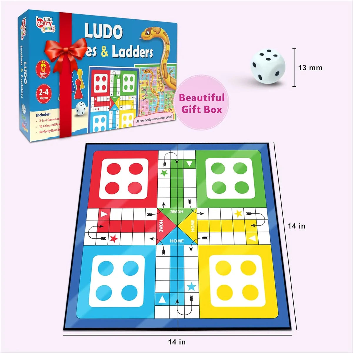 Ludo and Snakes & Ladders Junior