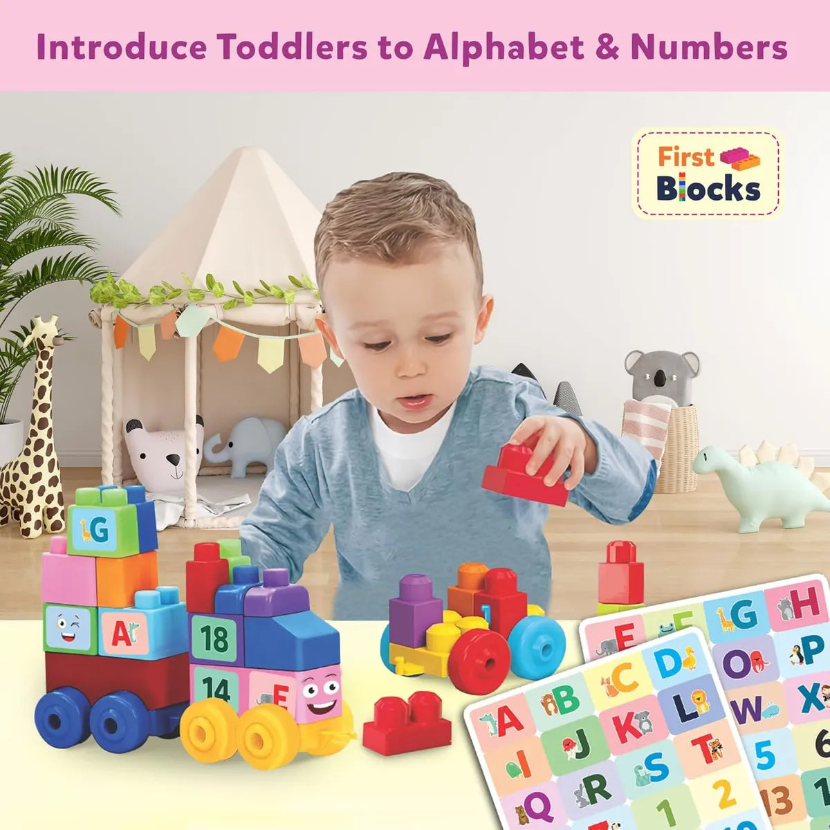 Alphabet & Number Learning Train