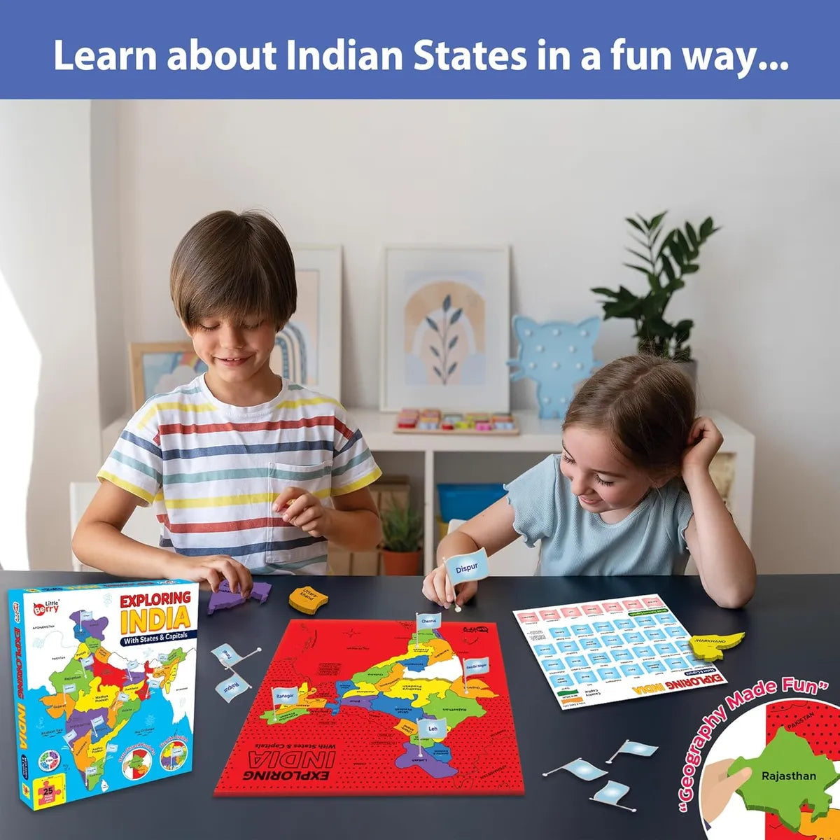 Exploring India With States & Capitals